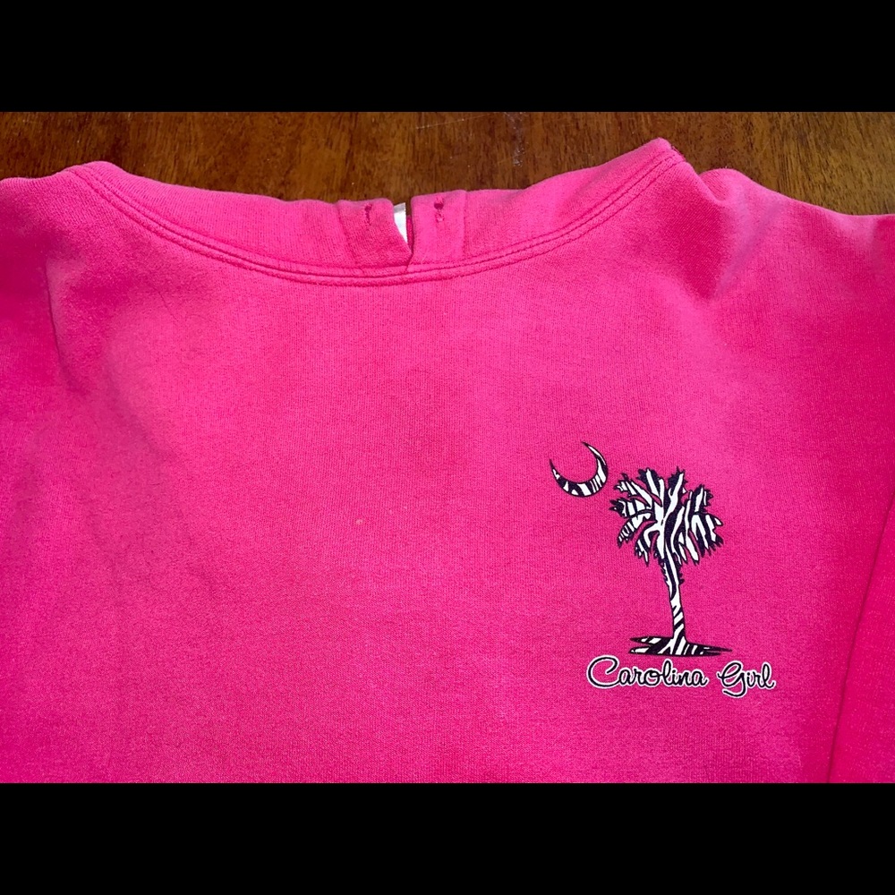 Carolina Girls Hoodie Sweatshirt Sz Med